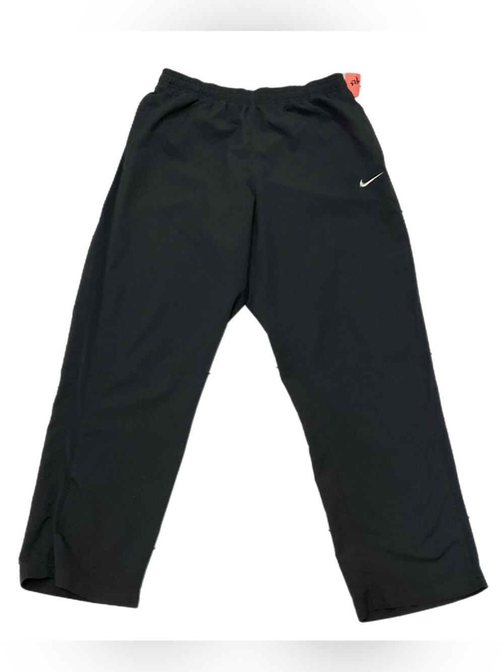 Y2K Nike  Black Wide Leg Woven Track Pants